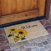 Rubber-Cal, Inc. Sunflower Welcome Floral Doormat RCIN1042